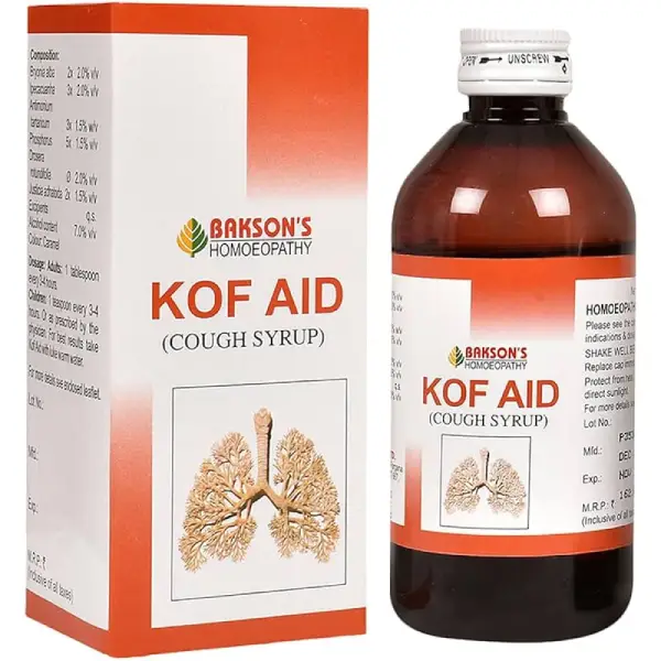 Bakson's Homeopathy Kof Aid Cough Syrup